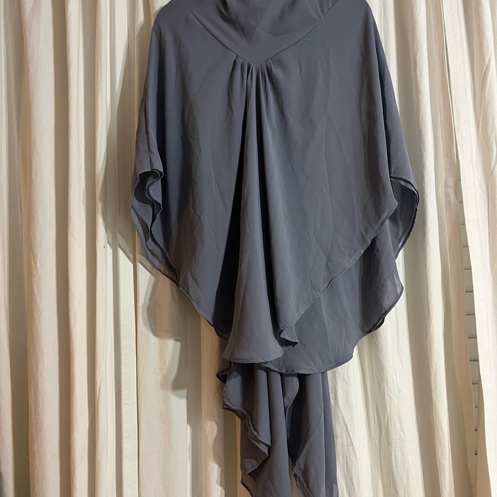 Gray hijab